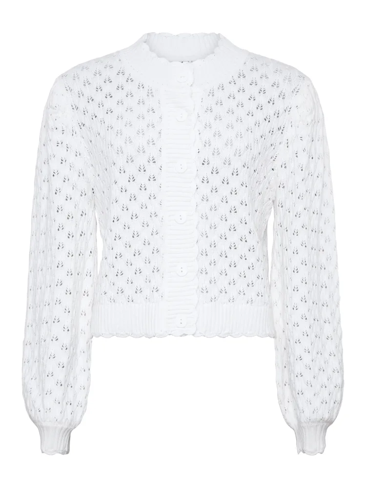 Alexandra Cardigan - White