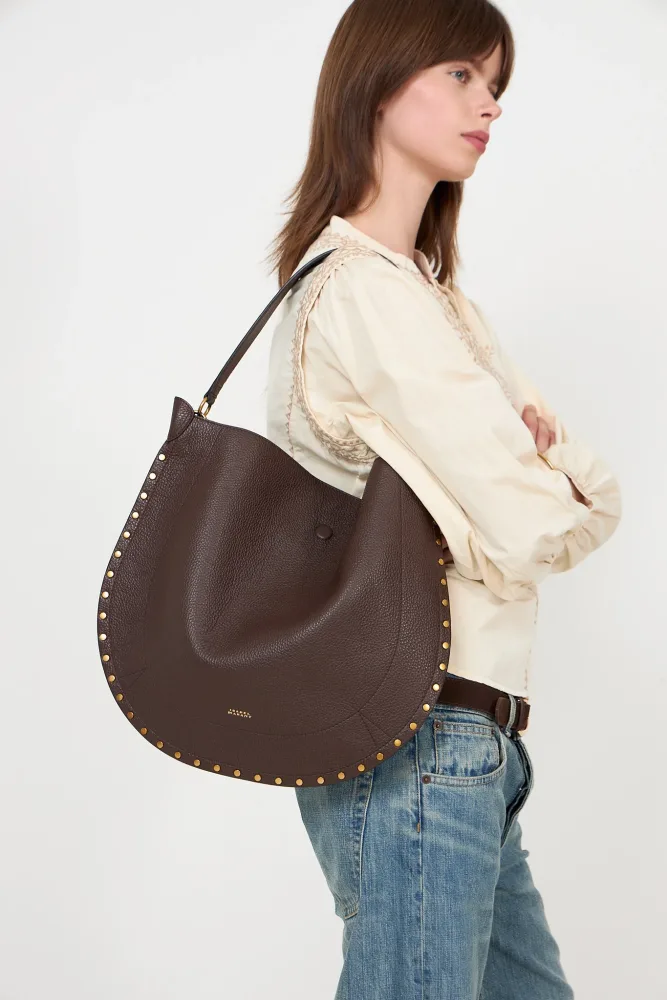 Oskan Hobo Soft Grainy Leather - Coffee - Bilde 2