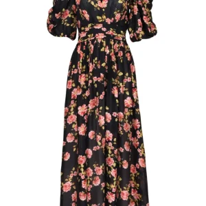 Striped Organza Gown – Midnight Field