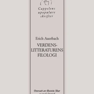 Verdenslitteraturens filologi Verdenslitteraturens filologi