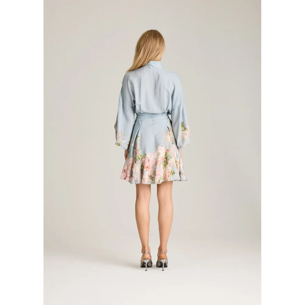 Aliah Flora Dress - Blue Garden - Bilde 3