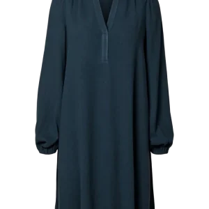 Viva Ls Short V-Neck Dress – Dark Sapphire