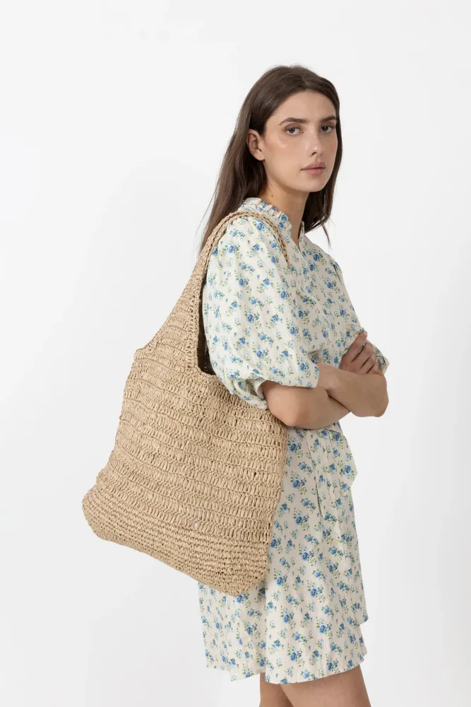 Day Crochet Tote - Starfish Beige - Bilde 2