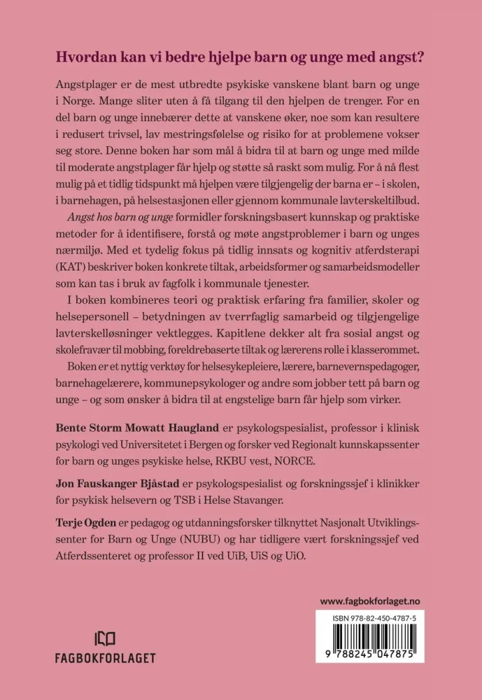 Angst hos barn og unge - Bilde 2
