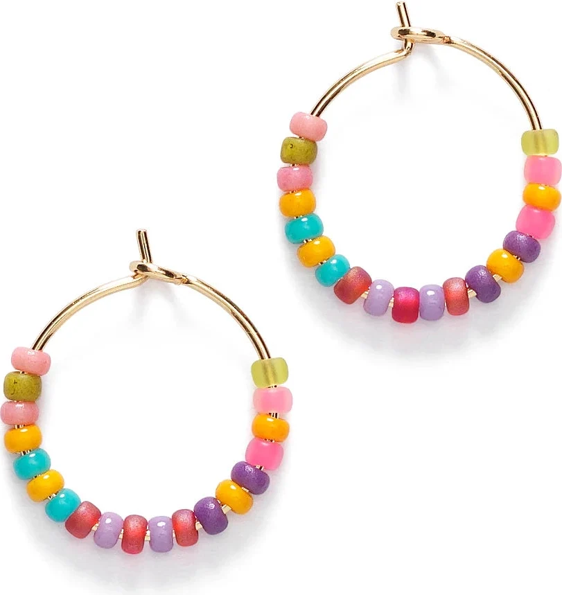 Secret Beach Hoop - Golden - Bilde 3