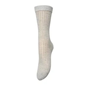 Uma Cotta Sock – Light Grey Melange