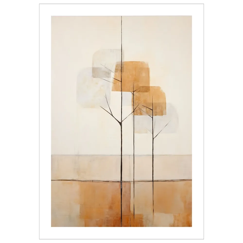 ABSTRACT FOREST No8 – PLAKAT OG LERRET