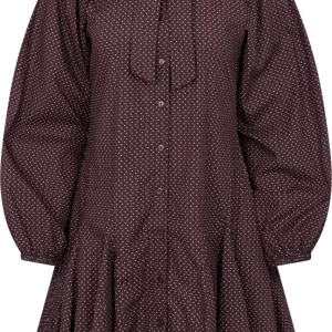Vivienne Dress – Cocoa Poplin