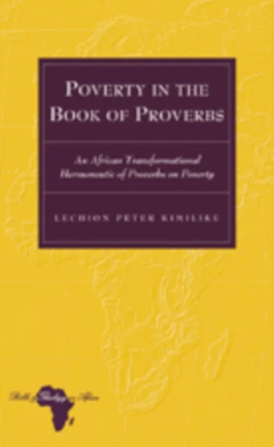 Poverty in the Book of Proverbs