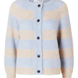 Lulu Ls Knit Short Cardigan – Birch Cashmere Blue