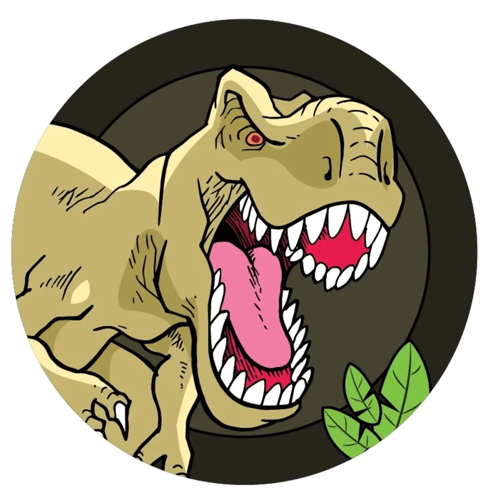 Dinosaur Kakebilde, 11, Sukkerpapir