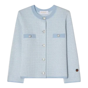 Elle Jacket – Pepita Ice Blue