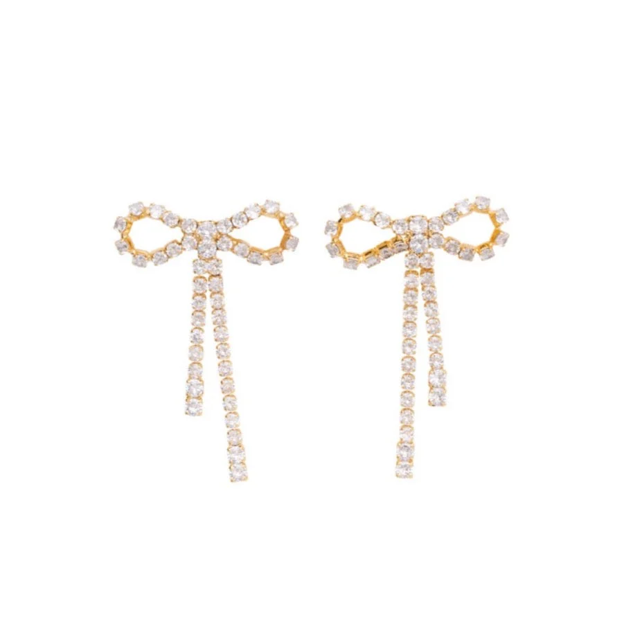 Pico Copenhagen - Arco Large Crystal Studs - Clear - Bilde 2