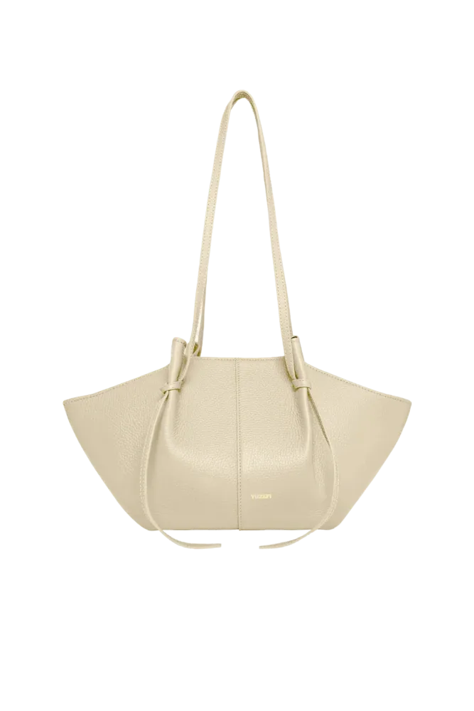 Mochi Pebble Grain Leather - Angora