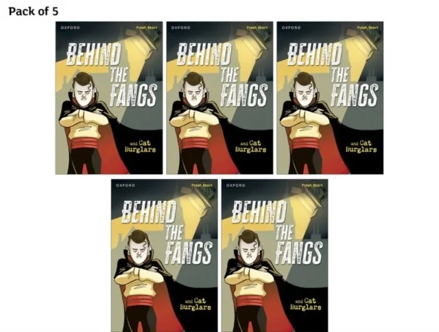 Read Write Inc. Fresh Start Readers: Book 15: Behind the Fangs & Cat Burglars - Pack of 5 - Bilde 2