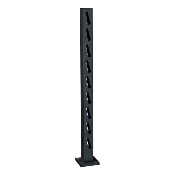 GJERDESTOLPE RECAL HÄREN MELLOMSTOLPE SVART 1060MM