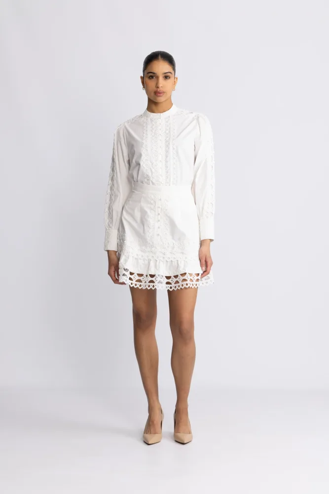 Yasyamina Ls Shirt - Star White - Bilde 2
