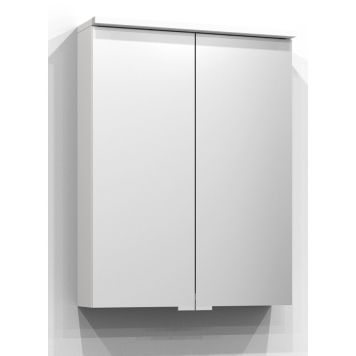 SPEILSKAP SVEDBERGS BLOC LED U-BELYSNING UTTAK HVIT 55CM SPEILSKAP SVEDBERGS BLOC LED U-BELYSNING UTTAK HVIT 55CM