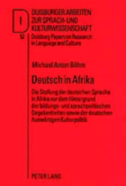 Deutsch in Afrika