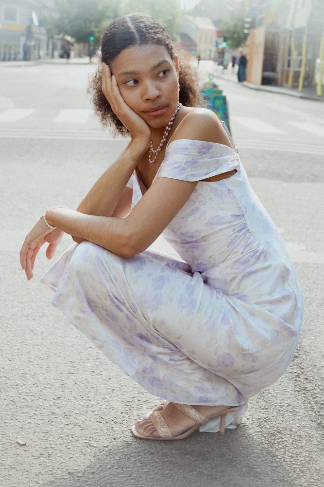 Lyra Dress - Lilac Jasmine Print - Bilde 3