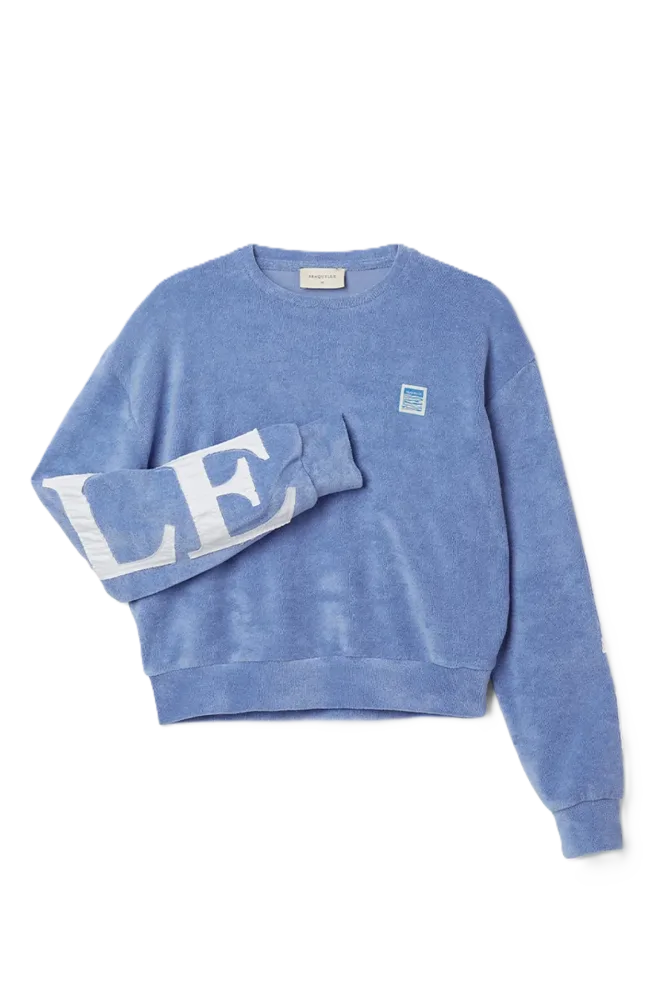 Terry Logo Sweatshirt - Sky Blue