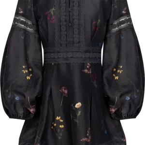 Aliah Garden Dress – Black Garden Art
