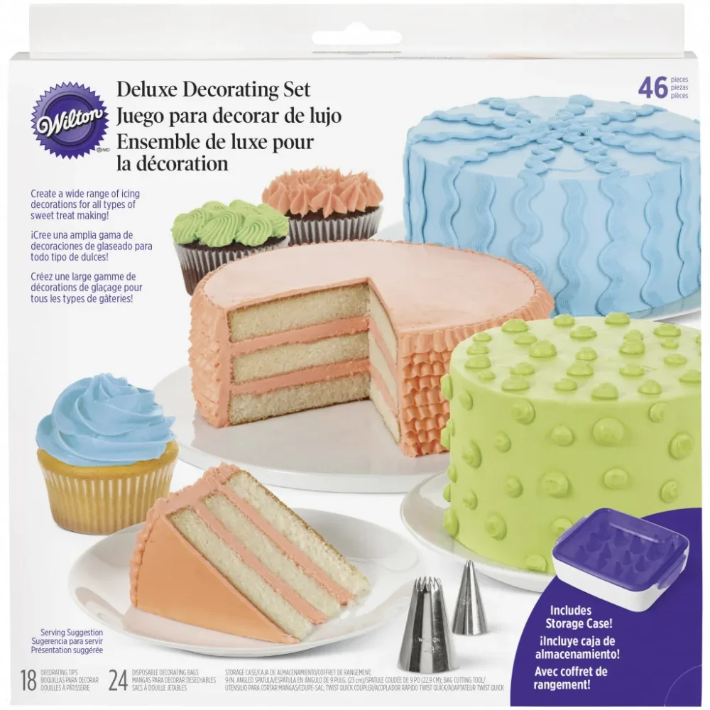 Deluxe Cake Decorating Set – 46 deler Deluxe Cake Decorating Set – 46 deler