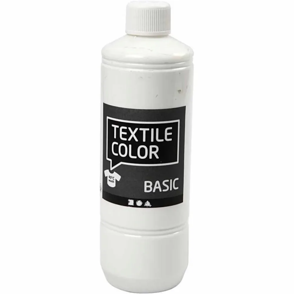 Textil Color – Hvit, 500ml