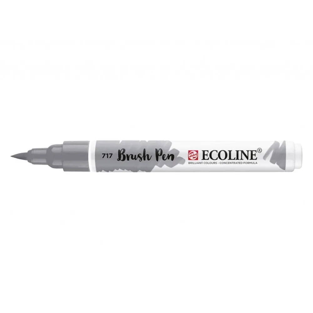 Talens Ecoline Brush Pen – 717 Cold Grey Talens Ecoline Brush Pen – 717 Cold Grey