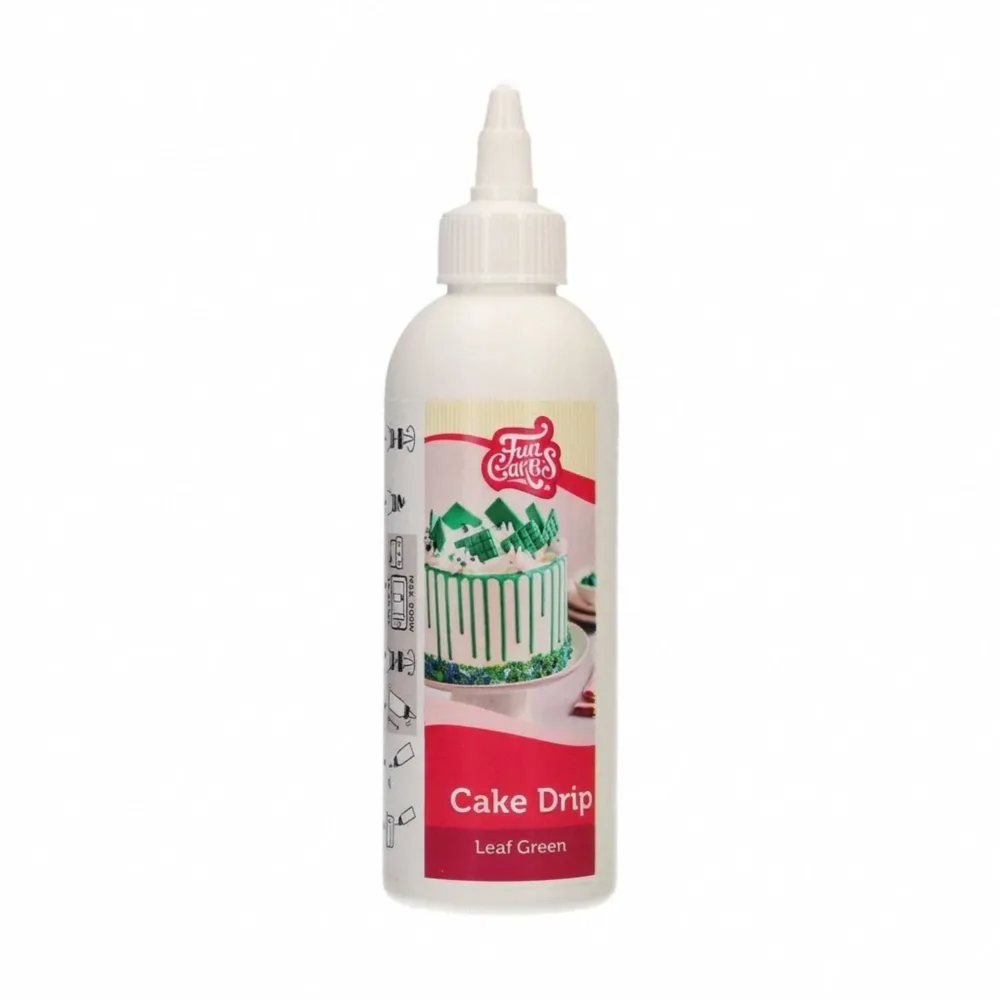 FunCakes Cake Drip -Bladgrønn- 180g - Bilde 3