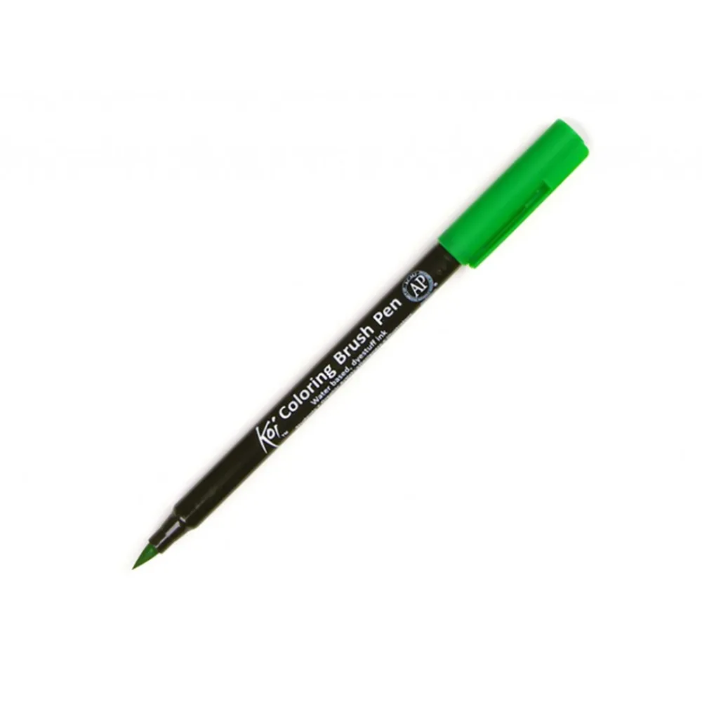 Sakura KOI Colouring Brush Pen - Emerald Green #226