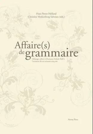 Affaire(s) de grammaire