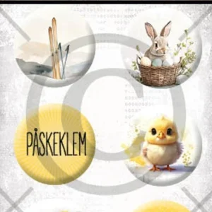 NYHET! – Papirdesign Buttons- Påske 3