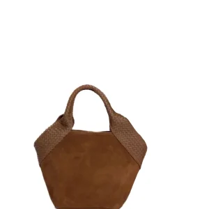 Aura Bag S – Dark Camel Suede Aura Bag S – Dark Camel Suede