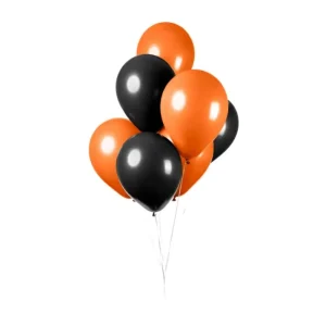 Ballonger -Svart og Oransje- pk/10 Ballonger -Svart og Oransje- pk/10