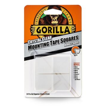 MONTERINGSSTEG GORILLA 2,5X2,5CM 24ST MONTERINGSSTEG GORILLA 2,5X2,5CM 24ST