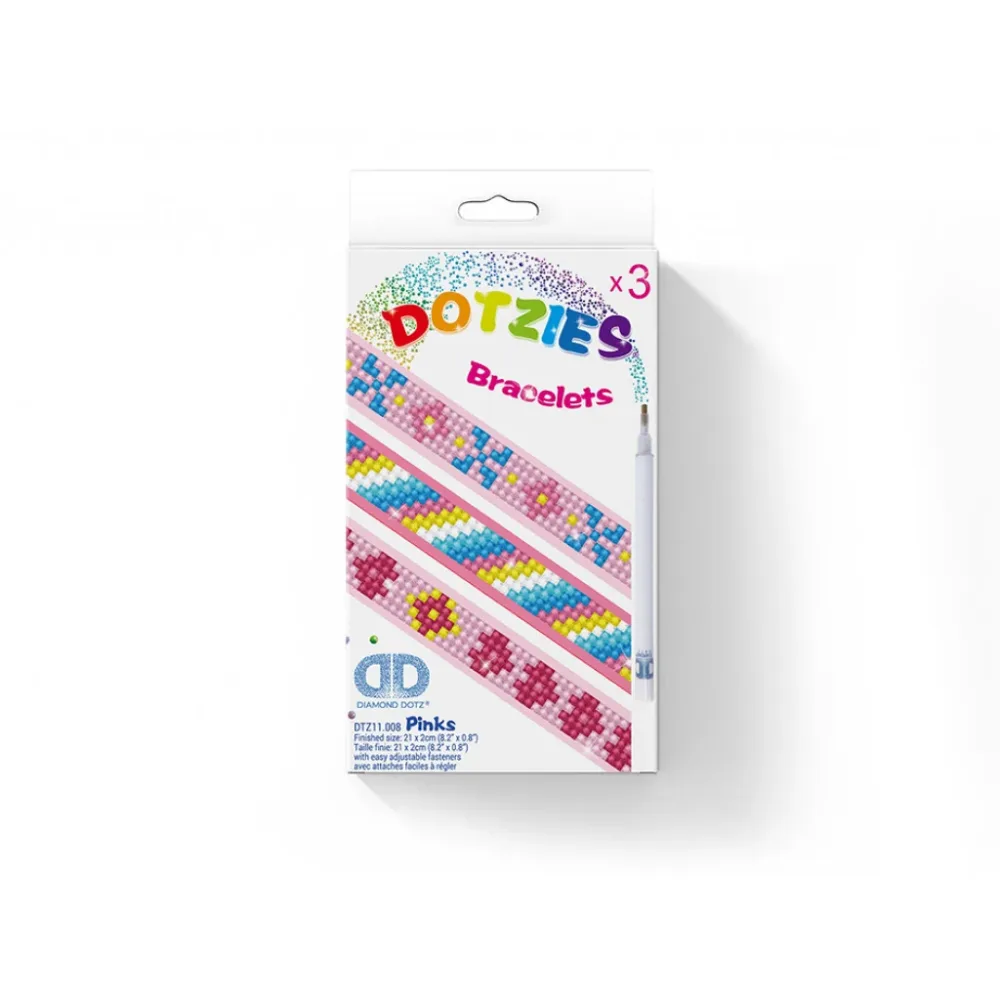 Diamond Dotz Dotzies – Armbånd – Pinks