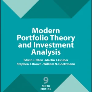 Modern Portfolio Theory and Investment Analysis Modern Portfolio Theory and Investment Analysis