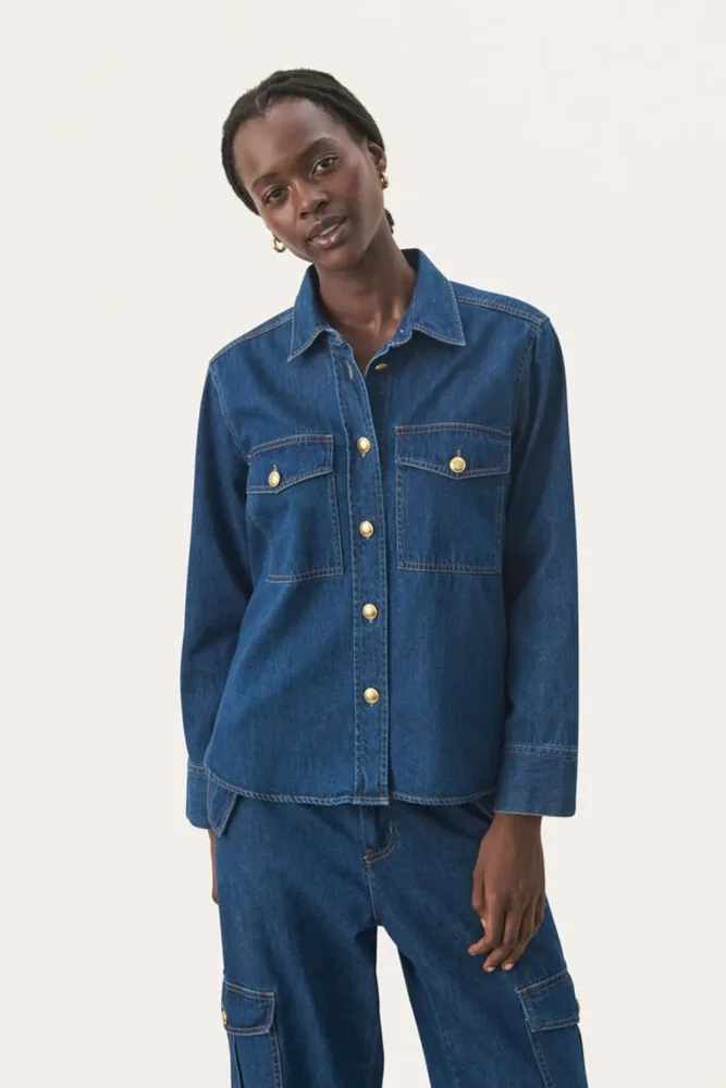 PayaPW SH - Dark Vintage Denim - Bilde 3