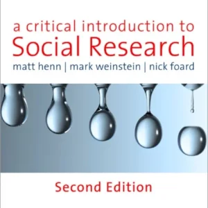 A Critical Introduction to Social Research A Critical Introduction to Social Research
