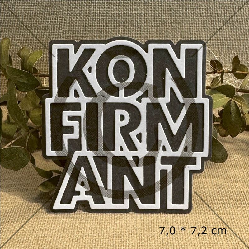 NYHET! Papirdesign dies – Konfirmant 35
