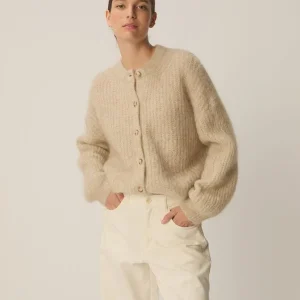 DES PETITS HAUTS – Alma Cardigan – Latte DES PETITS HAUTS – Alma Cardigan – Latte