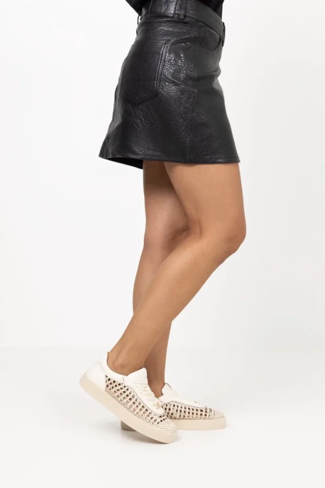 P2022 Donna - Woven Bianco/Platino - Bilde 3