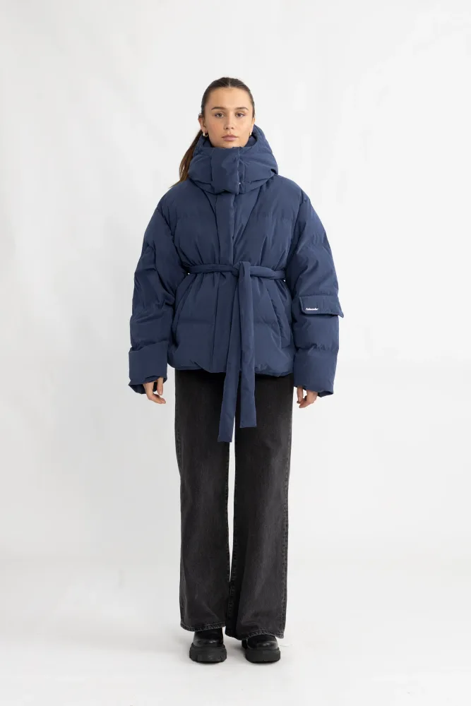 Steilia Brushed Jacket - Navy - Bilde 2