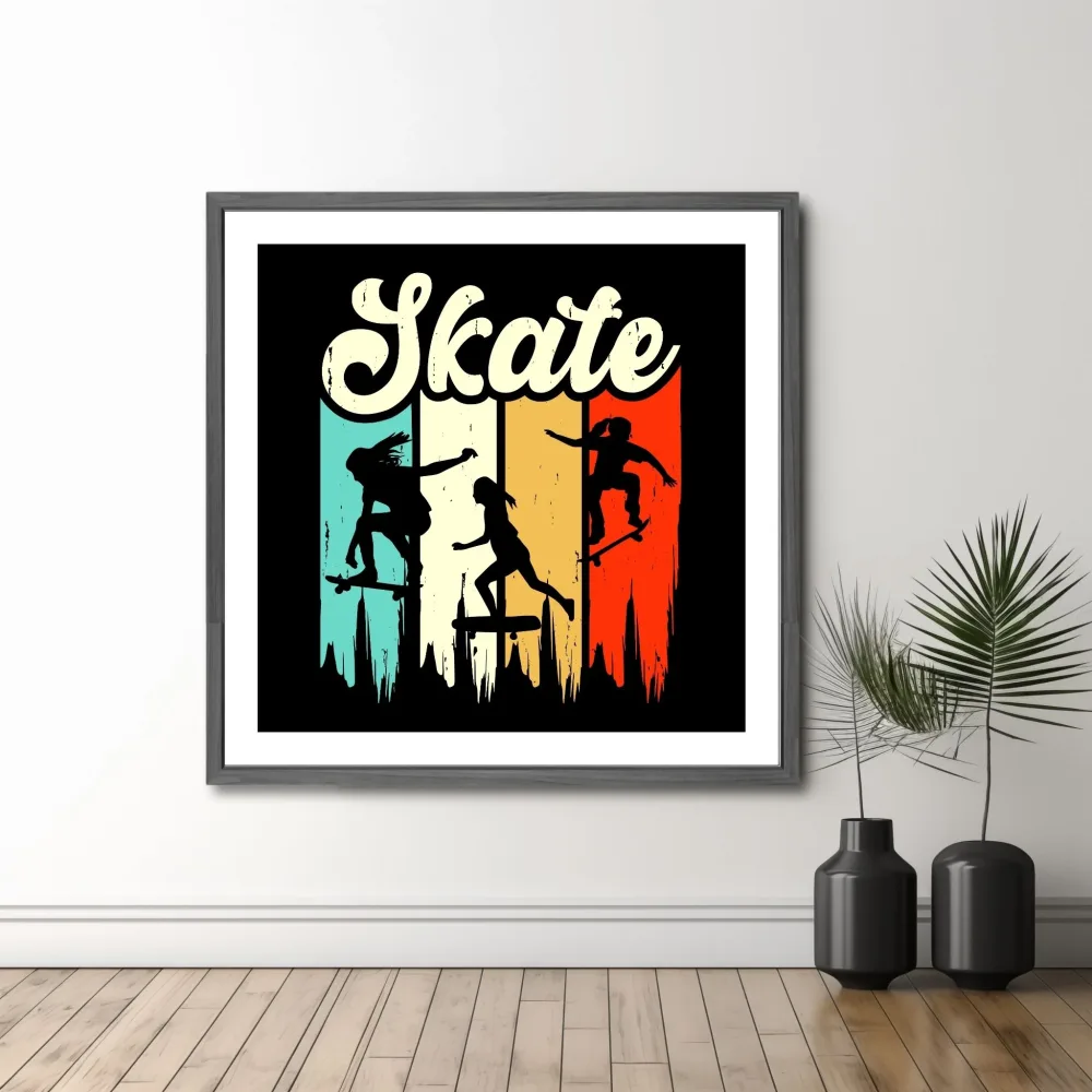 SKATE No1 - PLAKAT OG LERRET - Bilde 2