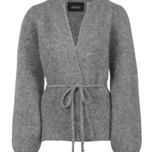 Fredrikke Chunky Cardigan – Grey Melange