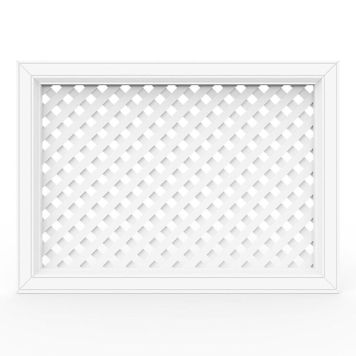 RADIATORSKJULER LUNDBERGS KLARA HVIT 1160X700MM