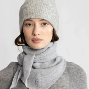Victoria Wool Scarf – Grey Melange