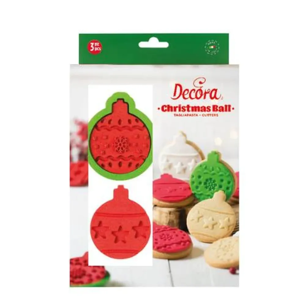 Decora Utstikker og 2 pregere – Julekuler
