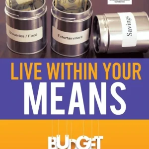 Live Within Your Means Budget Planner Organizer